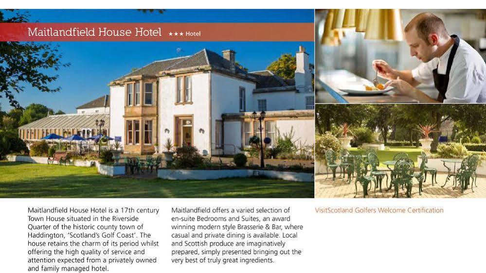 Maitlandfield House Hotel Haddington Exterior photo